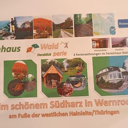 Ferienhaus Waldperle Harzblick Wernrode Dış mekan fotoğraf