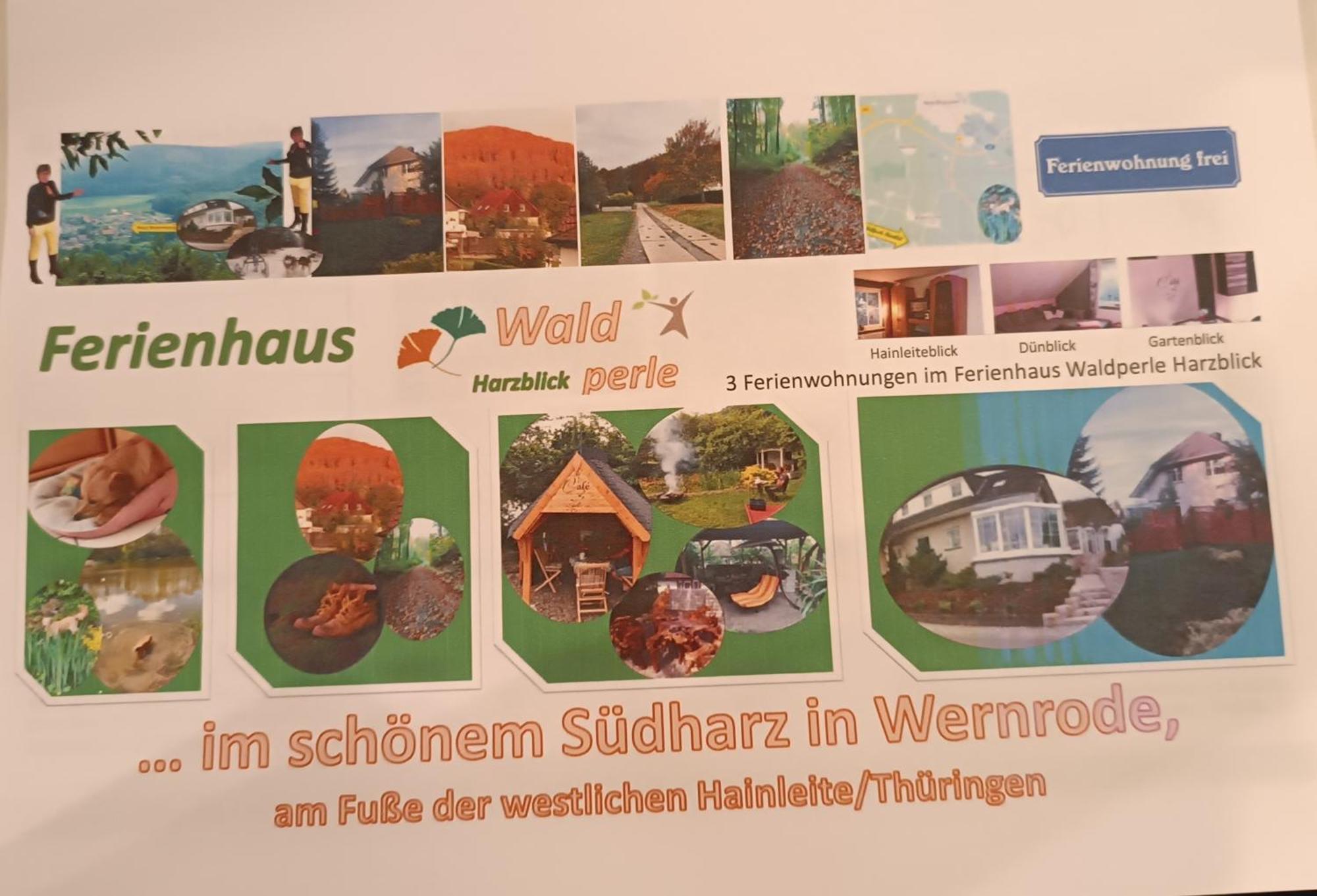 Ferienhaus Waldperle Harzblick Wernrode Dış mekan fotoğraf